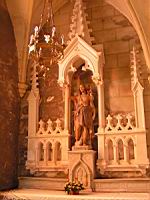 Crozet (Loire) - Nouvelle eglise - Statue - St Baptiste (03)